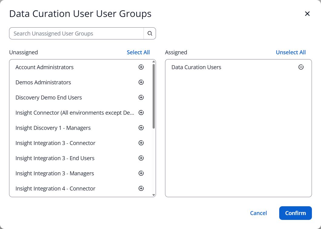 Check for existing user groups